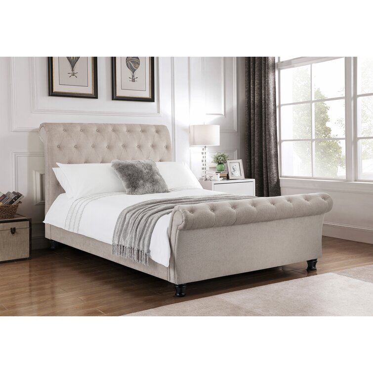 Wayfair king outlet sleigh bed